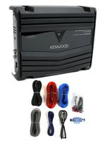 Kenwood KAC-5206 400W 2-Channel Class AB Car Audio Amplifier + 8 Gauge Amp Kit