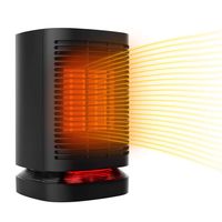 BOSAMAX Portable Space Heater, Personal Oscillation Electric Ceramic Heater with 1s Heat up, Tip-Over and Overheat Protection, 950W Fan Heater for Home Office Bedroom Desk