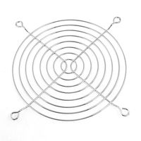 uxcell a11112400ux0007 Axial Fan Grill Protector 12cm Metal Finger Guards (Pack of 5)