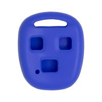 Keyless2Go New Silicone Cover Protective Case for Remote Keys with FCC HYQ1512V N1412BBB HYQ12BBT - Blue