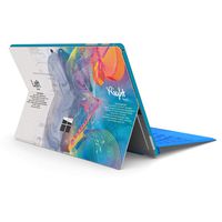 ProElife Left Right Brain Protective Decal Sticker Ultra Slim Surface Decal Skin for 12.3'' Microsoft Surface Pro 6 2018 Surface Pro 5 2017 Surface Pro 4 12.3-Inch (Music), Not Fit for Surface Pro 7