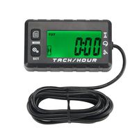 Neoikos Digital Backlit Tach Maintenance Hour Meter Tachometer for Motorcycle Lawn Mower Generator Small Engines Boat Honda Yamaha Dirt Bike ATV UTV Outboard Motor Motocross Tractor Snowboat