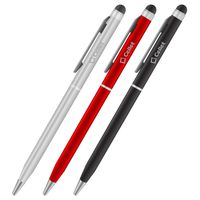 Cellet 3-Pack Ultra Thin Touch Screen Stylus and Pen Combo Compatible for Samsung Note 10 9 8 Galaxy S10 S9 S8 / Plus Active/S7/Edge/S6/S6 Edge Plus/Grand Prime/J3/J7/J7 Perx/J7 V/ & All Smartphones