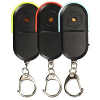 Wireless Anti-Lost Alarm Key Finder Locator Keychain Whistle Sound with LED Light, Pet, Cell, Wallet Locator, 3 Pcs