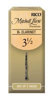 D'Addario Woodwinds Mitchell Lurie Premium Bb Clarinet Reeds, Strength 3.5, 5-pack - RMLP5BCL350