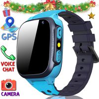 MiKin Children Smart Watches for Girls Boys Age 3-12 Kids Smartwatch Phone with GPS Tracker 2 Way Call SOS Remote Camera Touch Screen Alarm Clock Flashlight Voice Chat Gizmo Wrist Watch Android iOS