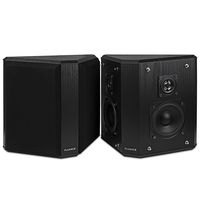 Fluance SXBP2 Home Theater Bipolar Surround Sound Speakers (Black Ash)