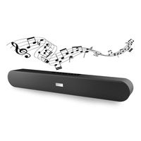 Bluetooth Sound Bar Stereo BT Speaker System, Wired and Wireless Speakers Multifunction Soundbar Subwoofer 3D Surround Audio for Home Theater/Cell Phone/Projector/TV/FM Radio(No Remote) (Black)