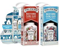 Poo-Pourri Merry Spritzmas, Secret Santa 2 Ounce Bottles and Original 10 mL Bow and Go Holiday Set Before You Go Toilet Spray