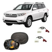 Compatible with Toyota Highlander 2008-2013 Front Door Factory Replacement Harmony HA-R69 Speakers