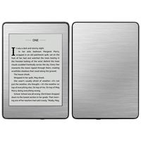 MightySkins Skin Compatible with Amazon Kindle Paperwhite 2018 (Waterproof Model) - Cold Steel | Protective, Durable, and Unique Vinyl Decal wrap Cover | Easy to Apply, Remove| Made in The USA