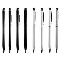 Stylus [8 Pcs], 2-in-1 Universal Touch Screen Stylus + Ballpoint Pen For Smartphone/Tablets iPad iPhone Samsung etc