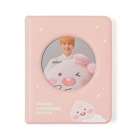 KAKAO FRIENDS Official- Apeach KangDaniel Edition Photo Card Collecting Scrap Book (Pink)