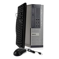 Dell Optiplex 9020 Small Form Business Desktop Tower PC (Intel Quad Core i7 4770, 16GB Ram, 240GB Brand New SSD, WIFI, Dual Monitor Support HDMI + VGA, DVD-RW, WIFI) Win 10 Pro (Renewed)