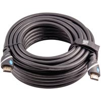 Top Dog Cables - TD-07BKWH35- Premium 35 Foot High Speed HDMI Cable with Ethernet - Black/White - 3D HD PS3 4 XBOX One 360 DVD TV Blu Ray