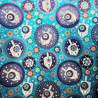 Jillson & Roberts Bulk Gift Wrap, Traditional Hanukkah, Full Ream 833' x 24"