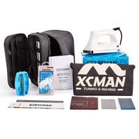 XCMAN Complete Ski Snowboard Tuning and Waxing Kit with Waxing Iron,Universal Wax,Edge Tuner,PTEX for Tuning,Repair and Waxing