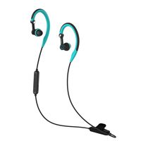 Sport Bluetooth Headphones, MUCRO Lightweight Comfort Wireless Earbuds with Mic, Noise Cancelling Secure Fit Sweatproof Workout Stereo Headset (Blue)