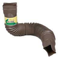 Flex-Drain 85019 Downspout Extension, Brown