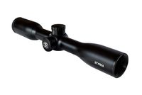 Styrka S3 Series 4x32 Plex Riflescope, Black, ST-91000-Aircraft Grade Aluminum 1" Tube, Waterproof, Fully Multi-Coated, Bright, Crisp, Sharp Images-Rimfire-Plinking-Hunting Rifle Scope - Styrka Strong