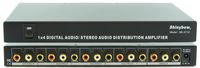 1x4 (1:4) 4-Way Digital PCM + Stereo Analog R/L Audio Splitter Amplifier SB-3710