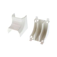 Panduit T45ICIW Power Rated Raceway Inside Corner Fitting, Off White