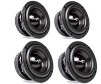 (4) Skar Audio EVL-65 D2 6.5" 400 Watt Max Power Dual 2 Ohm Car Subwoofers