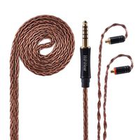 8 Core MMCX Replacement Cable Earphone Replacement Cable with MMCX Connectors，Upgrade balanced Cable Silver Plated Audio Wire For SHURE 846 535 215 315 425 MAGAOSI K5 LZ A4 A5 etc.(MMCX 4.4mm)