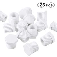 25 Pcs of Water Heater Drain Plug 1/2 Inch 11630 91857 Eau White Plastic Drain Plug Compatible with RV Camper and Atwood Water Heaters