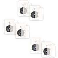 Blue Octave BDW52 In Wall Speakers 2 Way Home Theater Surround Sound 3 Pair Pack