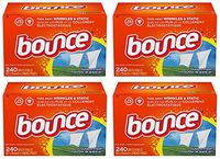 Bounce Fabric Softener Sheets, Outdoor Fresh, 240 Count (4 Pack)