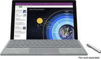 Microsoft Surface Pro 4 (128 GB, 4 GB RAM, Intel Core M) Bundle with Backlit Keyboard - Silver (Renewed)
