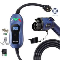 MUSTART Level 2 Portable EV Charger (240 Volt, 25ft Cable, 32 Amp), Electric Vehicle Charger Plug-in EV Charging Station with NEMA 14-50P (Upgrade Version)