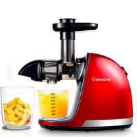 AMZCHEF Slow Juicer,Professional Cold Press Juicer Extractor Machine,Quiet Motor, Reverse Function, Slow Masticating Juicer with Brush, For fruit & Vegetable Juice