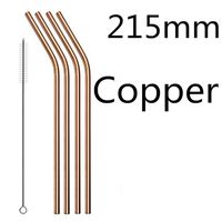 4 8Pcs Reusable Drinking Straw 304 Stainless Steel Metal Straw with Cleaner Brush for Mugs 20 30Oz