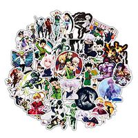 DOFE 50 Hunter×Hunter Stickers Laptop Stickers,Motorcycle Bicycle Luggage Decal Graffiti Patches for Teens (50 Hunter×Hunter Stickers)