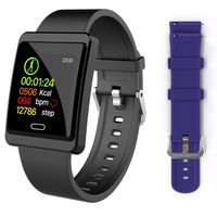 maxtop Smart Watch for Android Phones - iOS Phones, Full Screen Large Size Metal Shell Clear Interface Smartwatch for Women Men and Teenager Black