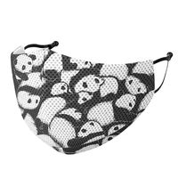 Gracelife Cotton Linen Mouth Mask Anti Fog and Haze PM2.5 Double Layer Dust Mask Adjustable Ear Loops Breathable Multitudinous Air Hole Washable Reusable Invisible Nose Clip (B)