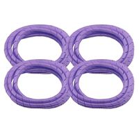 4 Pack MD Premium 8' Cord Cover Prevents Cord Tangling - Purple