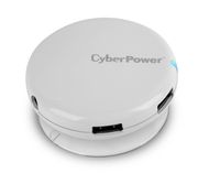 CyberPower CPH430PW 4 Port USB 3.0 SuperSpeed Hub - White