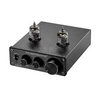 Nobsound Mini 6J1 Vacuum Tube Preamplifier Hi-Fi Stereo PreAmp Treble & Bass & Volume Control (Black)