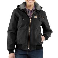 Carhartt Women's Weathered Duck Wildwood Jacket, Black, X-Large