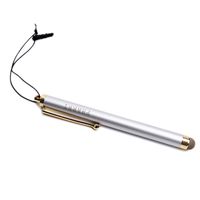 PHARRI Compatible with Executive Stylus Pen Microfiber Mesh Tip for All Capacitive Touch Screen Smart Phones and Tablets (Silver-Gold)