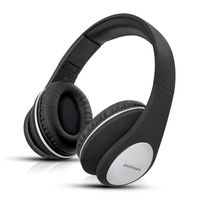 Over Ear Headphones, Wireless Stereo Bluetooth Headset with Deep Bass, Foldable and Lightweight, Wired and Wireless Two Modes for Cell Phone, TV, PC and Traveling by Jpodream - Black