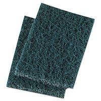 Premiere Pads PAD 188 Ebytra Heavy Duty Scouring Pad, 5" Length by 3-1/2" Width, Blue/Gray (Case of 20)