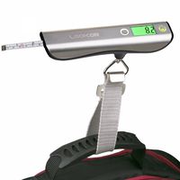 Luggage Scale, LEOKOR Hand Scales with Tape Measure for Travel Baggage Weight (Black)