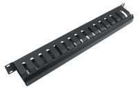CNAweb 1U 19 Inch Metal Rack Mount Horizontal Cable Manager for Server Rack - Finger Duct with Cover