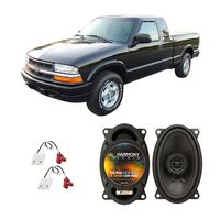 Compatible with Chevy S-10 Pickup 1994-2001 Front Dash Factory Replacement Harmony HA-R46 Speakers