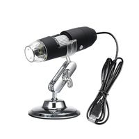Baugger Digital Zoom Microscope,USB Magnifier with Endoscope 8-LED Light Magnifying Glass 1000X Magnification with Stand