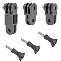 woleyi Adjust Long and Short Straight Arm Extension Joints Mount with Long Thumbscrews for Gopro Hero 4 3 3+ 2 1 and SJ4000, SJ5000, SJ7000, and Xiaomi YI